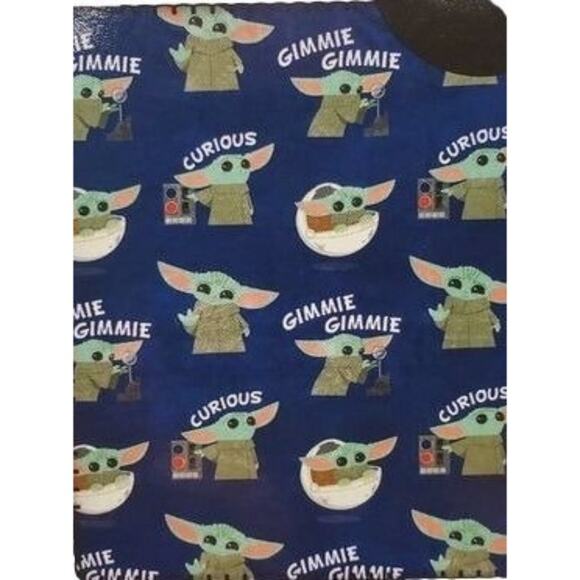 Star Wars Blanket Baby Yoda Blanket Mandalorian Baby Yoda Grogu - Picture 3 of 7